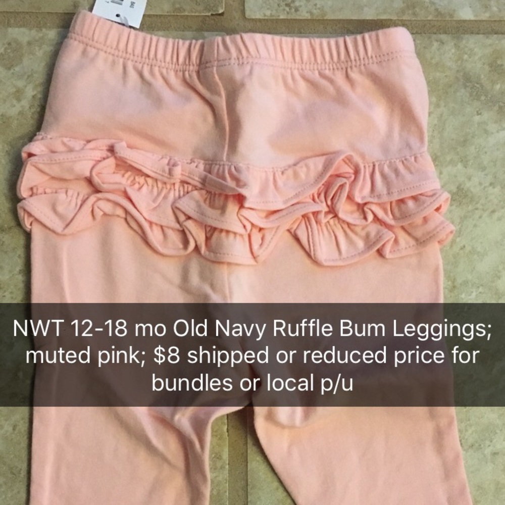 Old Navy Ruffle Butt Leggings 12-18 mo